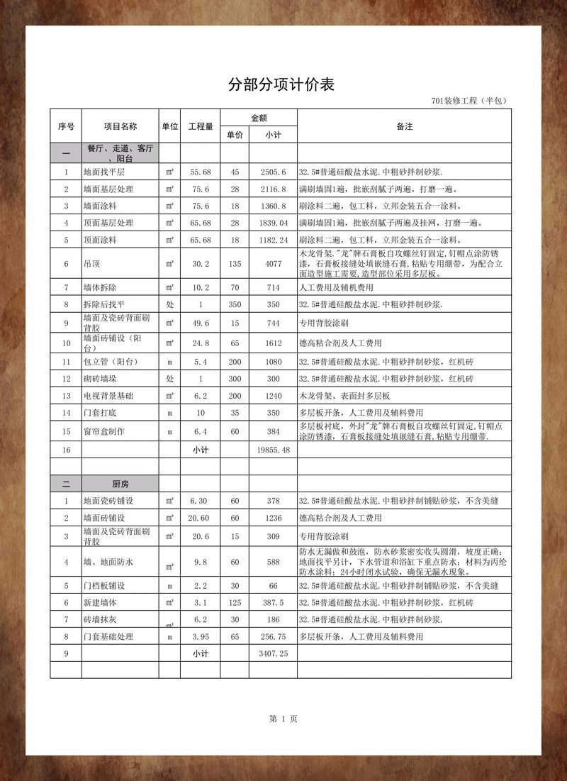 解读装修报价背后的秘密